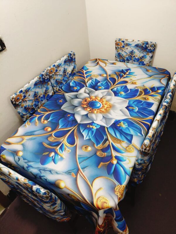 China Premium 3D Print Table Cloth Set = 53