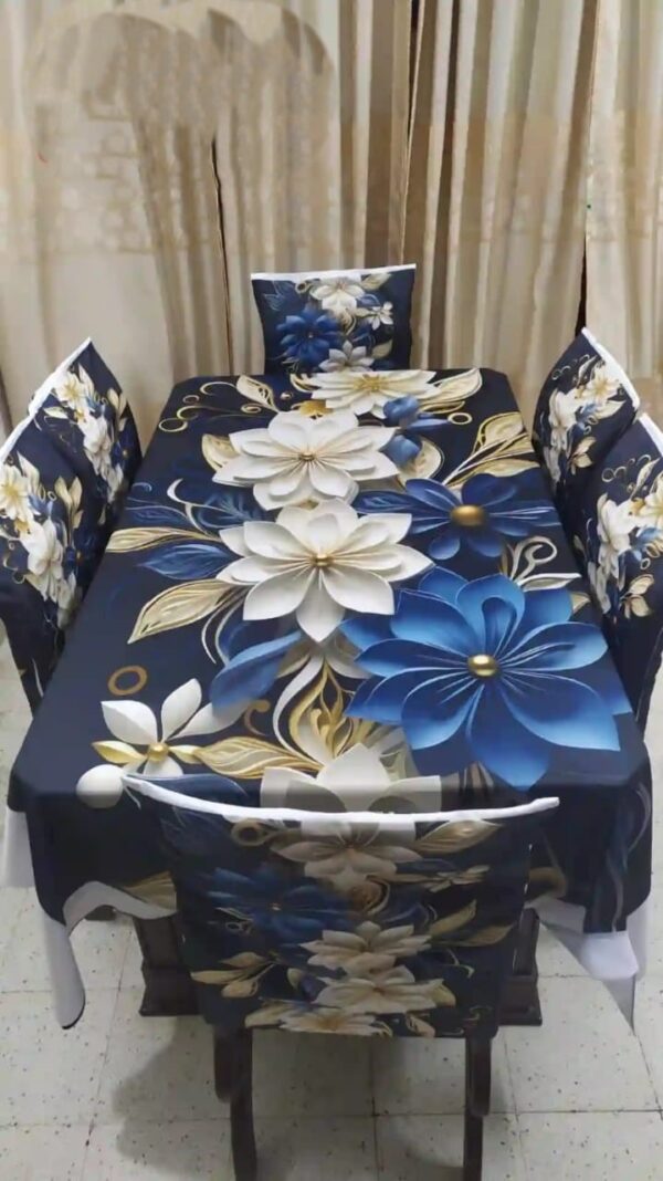 China Premium 3D Print Table Cloth Set = 62