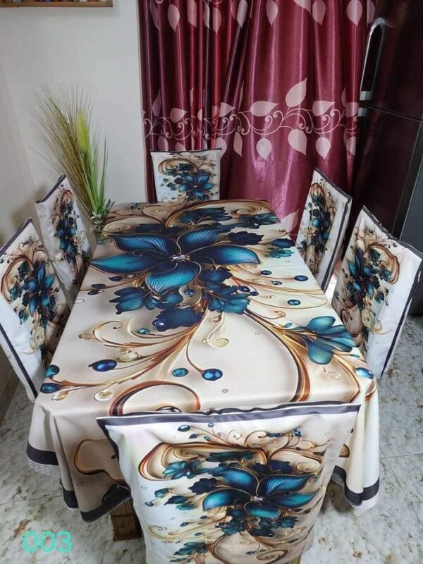 China Premium 3D Print Table Cloth Set = 59